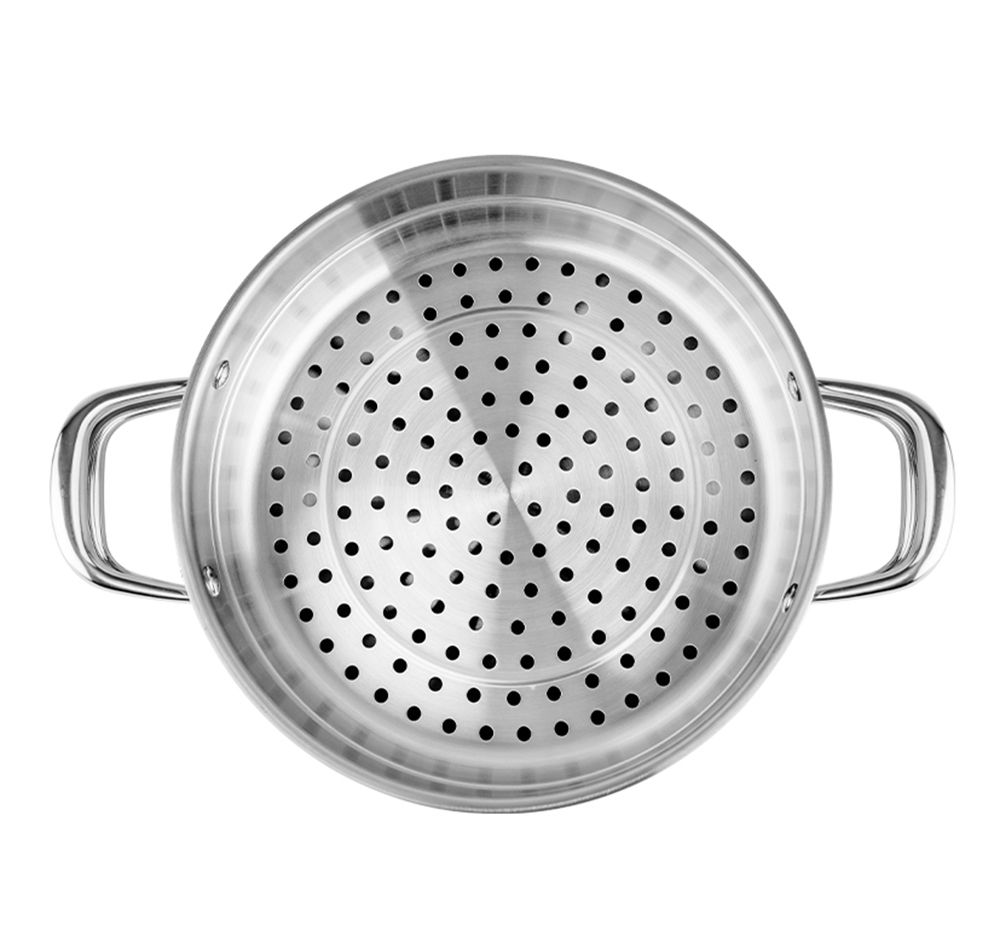 Chảo hấp đa năng inox liền khối Elmich Trimax CZ EL-3832 size 28cm - Hàng chính hãng