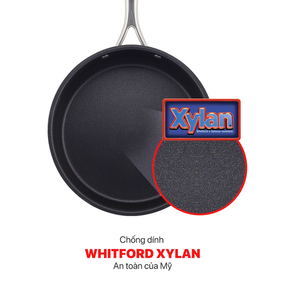 Chảo Inox chống dính 3 đáy MaxA EL-3763 size 22cm - Hàng chính hãng