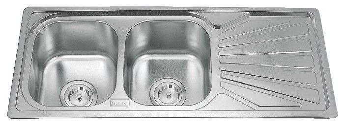 Chậu rửa chén 2 hộc 1 cánh Gorlde GD-5526 - Hàng chính hãng