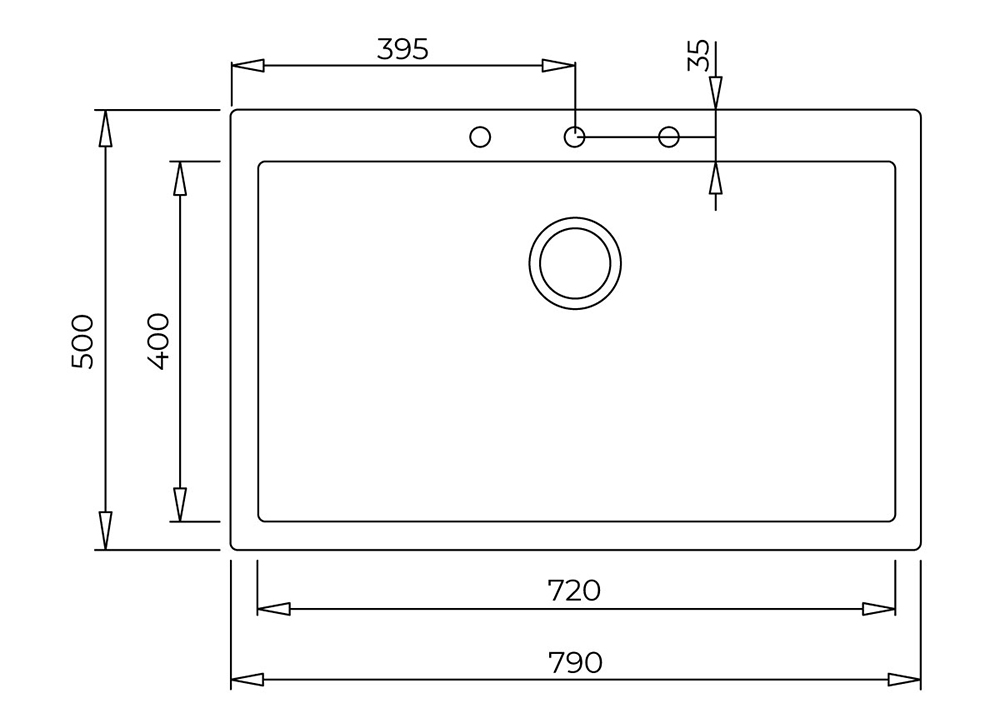 Chậu rửa chén Teka FORSQUARE 72.40 TG BE - Hàng chính hãng