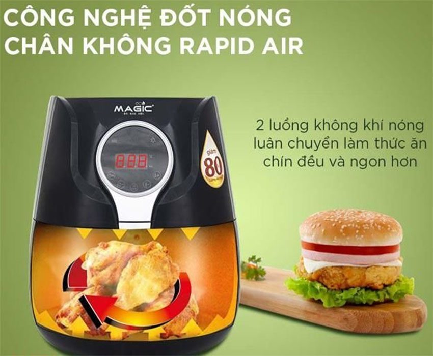 Nồi chiên chân không đa năng Magic Eco AC100 - Hàng chính hãng