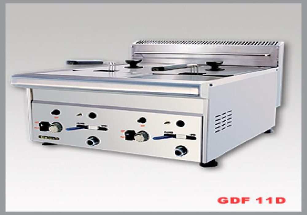 Bếp chiên nhúng gas đôi BERJAYA GDF11D - Hàng chính hãng