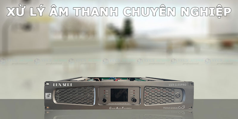 Cục đẩy công suất 2 kênh CAF LUX-2.65 - Hàng chính hãng