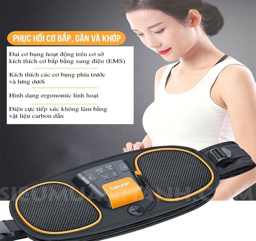Đai massage lưng bụng Beurer EM39 - Hàng chính hãng