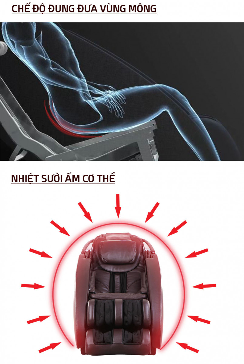 Ghế Massage 4D UFO Universe Buheung MK-7800 - Hàng chính hãng