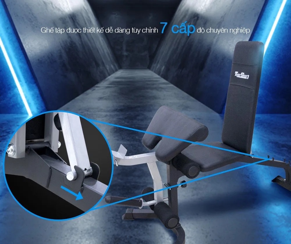 Ghế đẩy tạ đa năng Tiger Sport TGH-997 - Hàng chính hãng