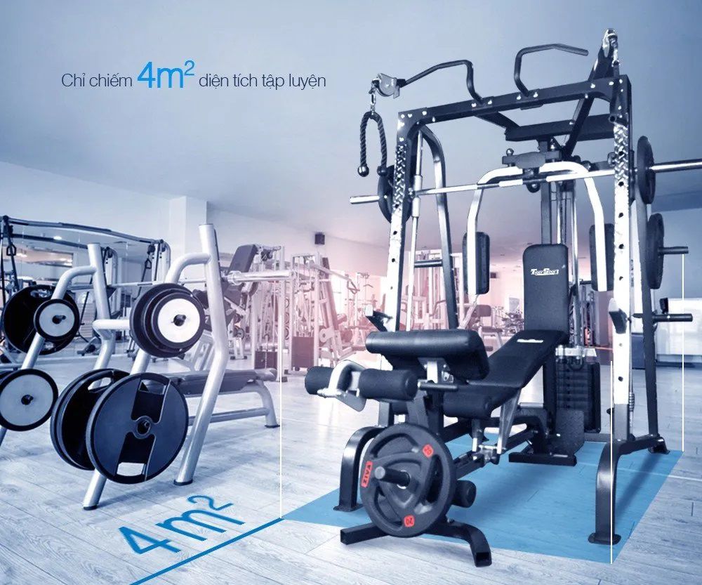 Ghế đẩy tạ đa năng Tiger Sport TGH-999 - Hàng chính hãng