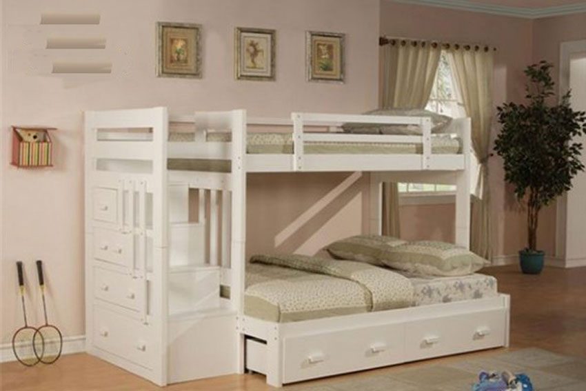 Giường tầng trẻ em hàng xuất khẩu 1m x 2m - Hàng chính hãng