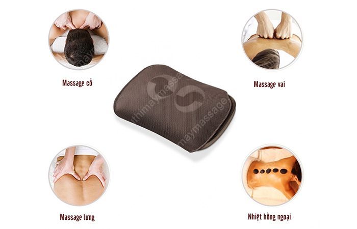 Gối massage đèn hồng ngoại Beurer MG147 - Hàng chính hãng