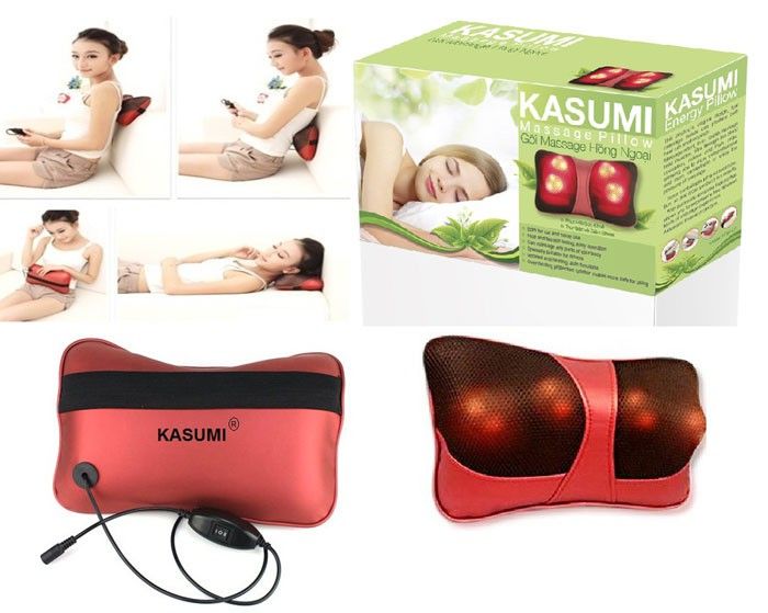 Gối massage hồng ngoại Kasumi KGM-01 - Hàng chính hãng