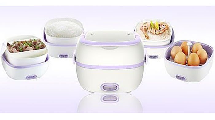 Hộp hâm nấu thực phẩm đa năng Electric Lunch Box_đa năng chế biến