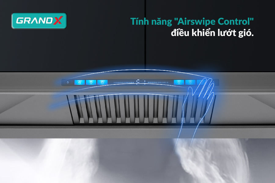 Hút mùi áp tường chữ T GrandX GX H70T81SG - Hàng chính hãng