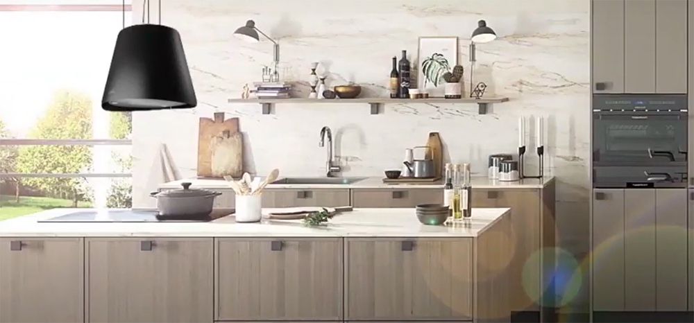 Máy hút múi đảo đèn Elica EASY BL/F/50 - Hàng chính hãng