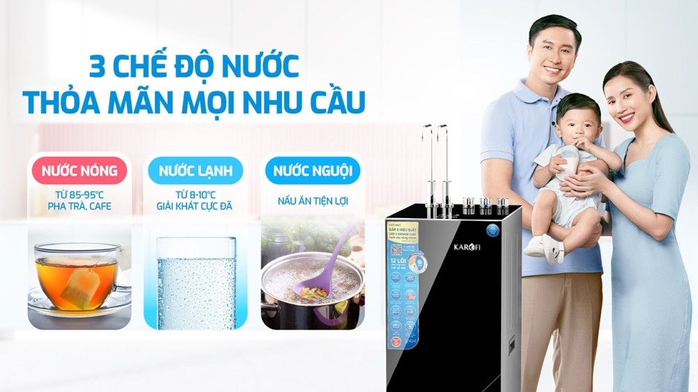 Máy lọc nước có chức năng làm lạnh Karofi KAD-M82 - Hàng chính hãng