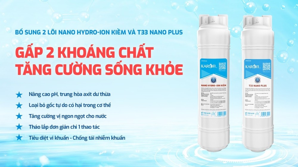 Máy lọc nước có chức năng làm lạnh Karofi KAD-M82 - Hàng chính hãng
