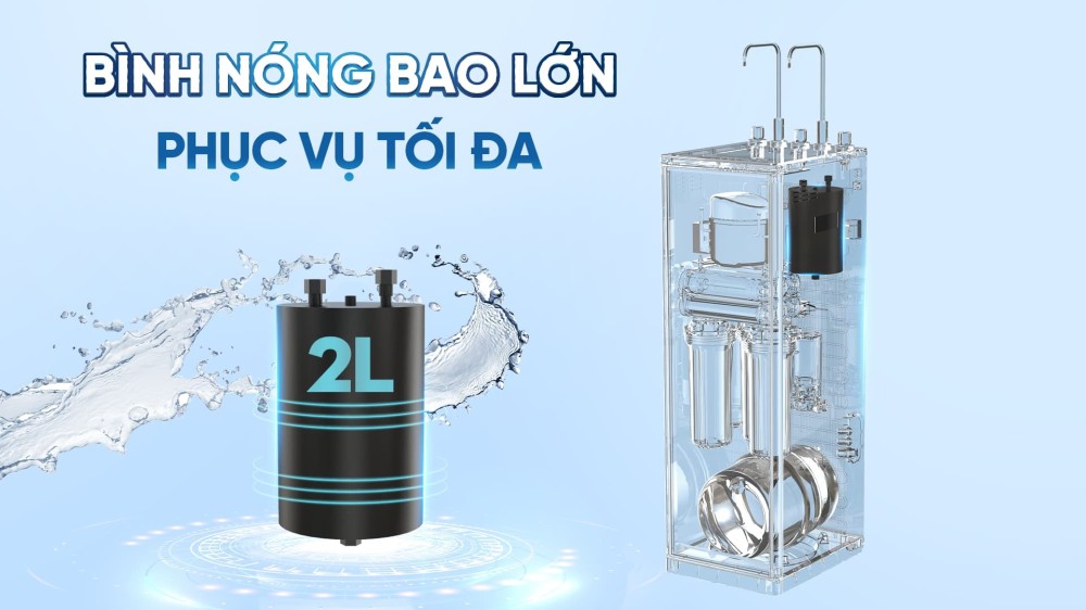 Máy lọc nước nóng nguội Karofi KAH-D10 - Hàng chính hãng