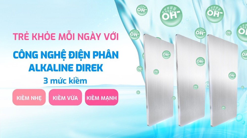 Máy chuyển đổi Hydro-ion kiềm Karofi KAE-S18 - Hàng chính hãng
