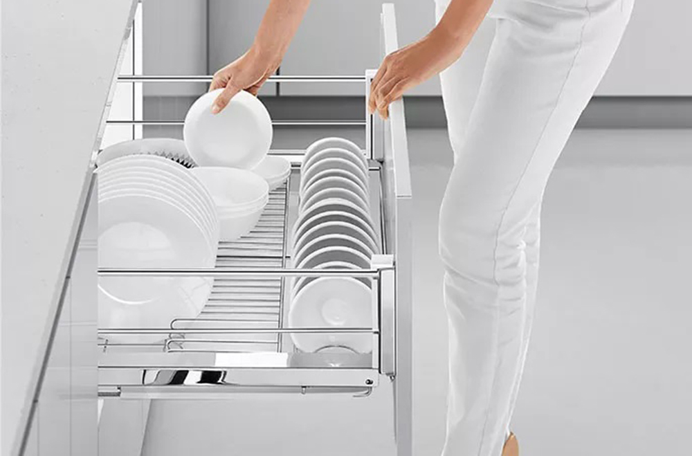 Kệ bát đĩa nan dẹt inox Gerari GBA2.900 4