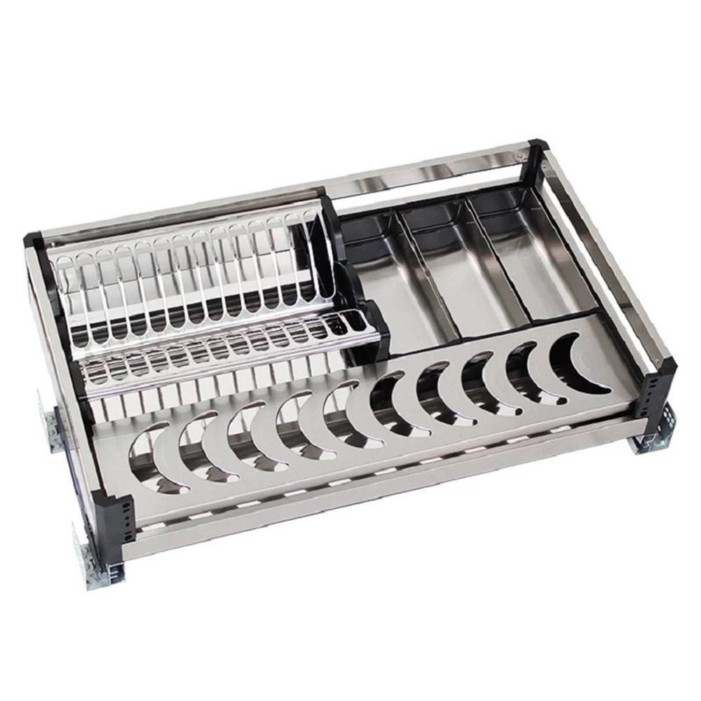 Kệ bát dĩa Inox lắp thùng/cánh Gerari GR9-A/B600 - Hàng chính hãng