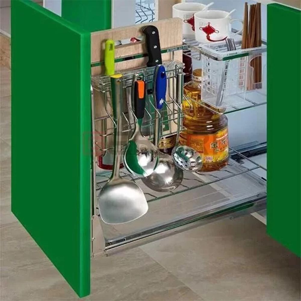 Kệ dao thớt chai lọ nan dẹt Gerari GT7.350 - Hàng chính hãng