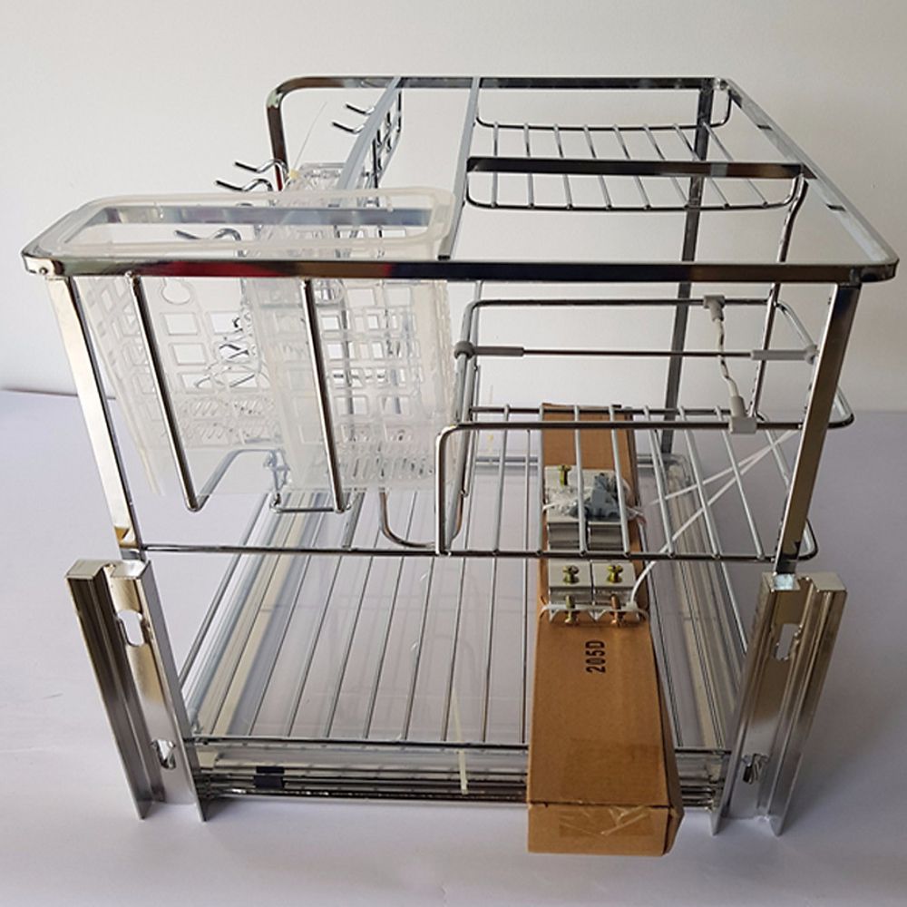 Kệ dao thớt chai lọ nan dẹt Gerari DEL.350 - Hàng chính hãng