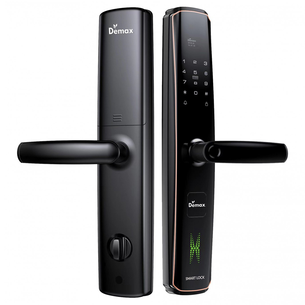 Khóa cửa thông minh Demax SL666 BN- APP WIFI - Hàng chính hãng