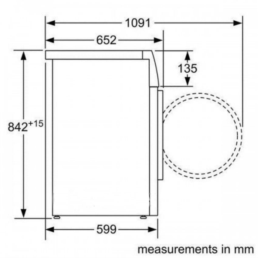 Máy sấy quần áo Bosch WTB86200SG - Hàng chính hãng