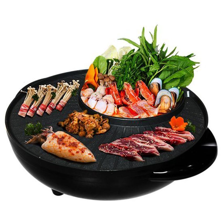Lẩu nướng BBQ Hasu HS-GP1703 - Hàng chính hãng