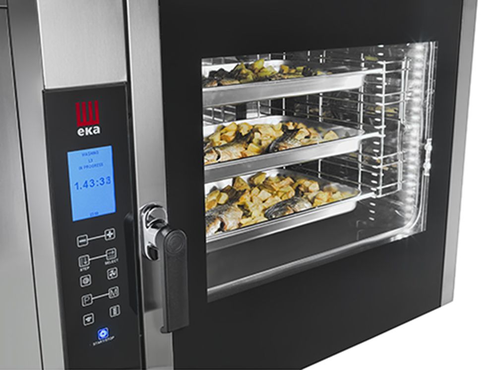 Lò hấp nướng đa năng 7 khay EKA EKF 711 TC - Hàng chính hãng