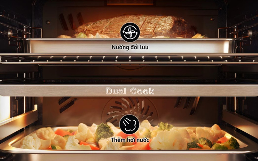 Lò nướng âm tủ Samsung Bespoke NV7B6675CAA/SV  - Hàng chính hãng