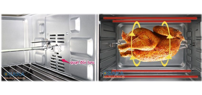 Lò nướng Osaka TO-55LB - Hàng chính hãng