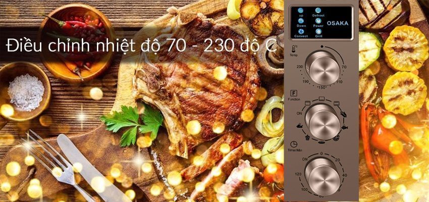 Lò nướng Osaka TO-55LW - Hàng chính hãng