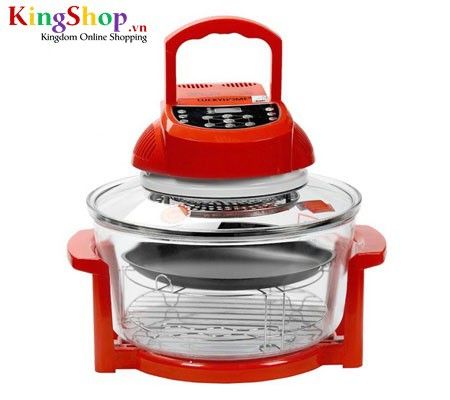 Lò nướng thủy tinh Lucky Home LK-2344KS - Công suất 1400W - Hàng chính hãng