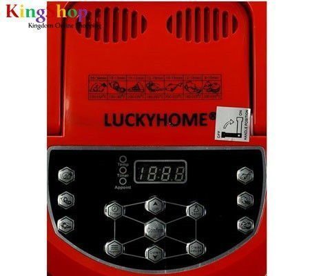 Lò nướng thủy tinh Lucky Home LK-2344KS - Công suất 1400W - Hàng chính hãng