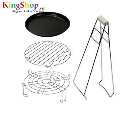 Lò nướng thủy tinh Lucky Home LK-2344KS - Công suất 1400W - Hàng chính hãng