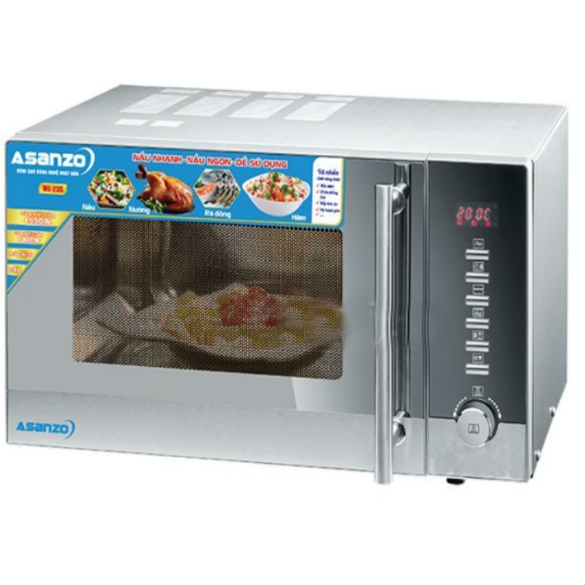 Lò vi sóng Asanzo ME-23S được trang bị thêm quạt đảo nhiệt 