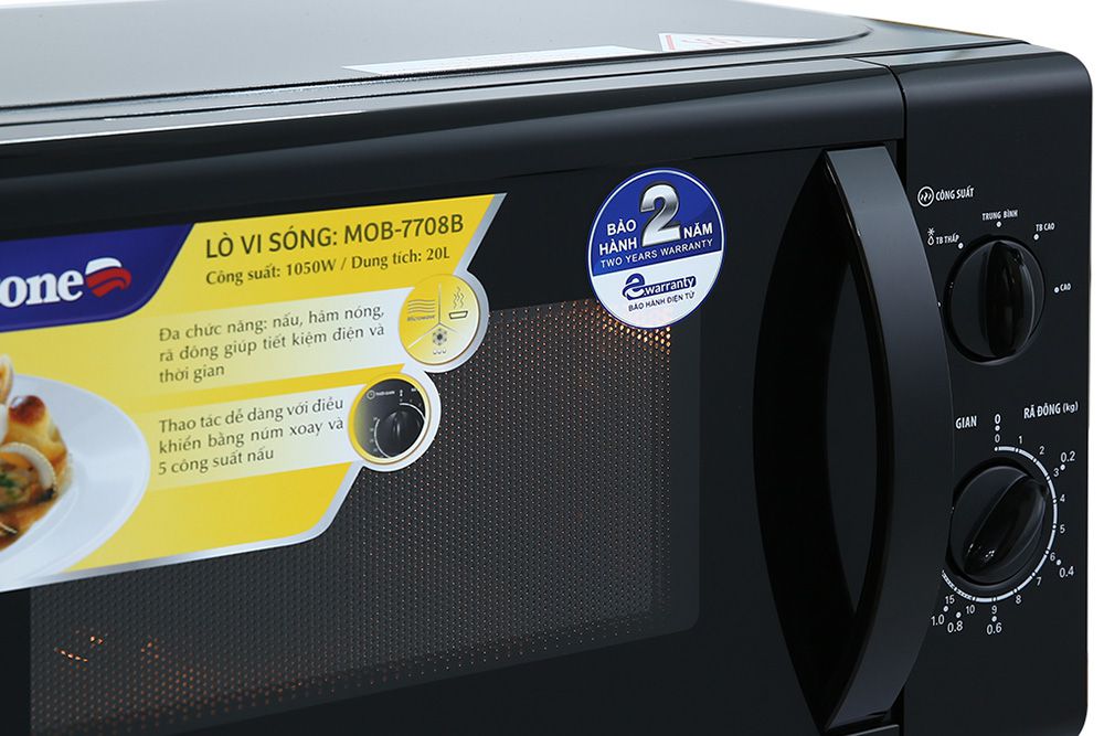 Lò vi sóng 20 lít Bluestone MOB-7708B - Hàng chính hãng