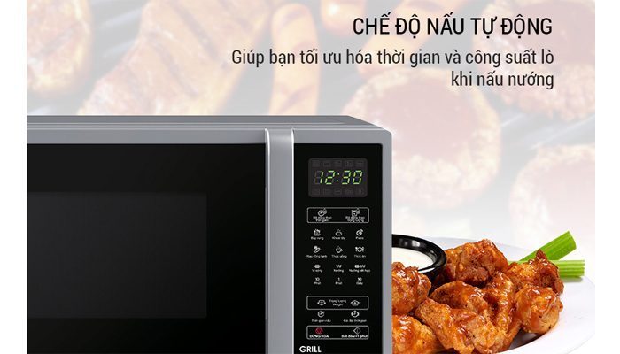 lò vi sóng có nướng điện tử Sharp R-G372VN-S 23L đa năng