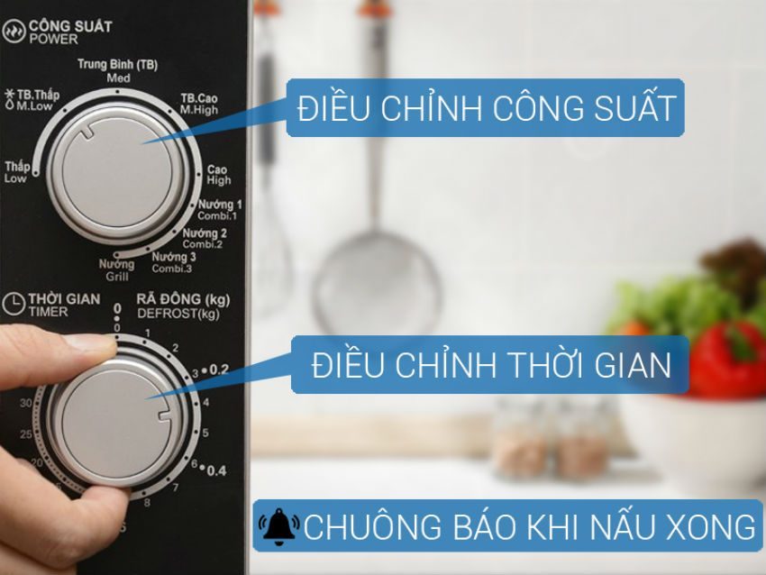 Lò vi sóng có nướng Sharp R-G224VN-S - Hàng chính hãng