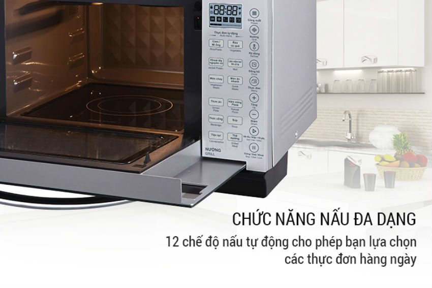 Lò Vi Sóng Sharp R-G752FVN-S - Hàng chính hãng