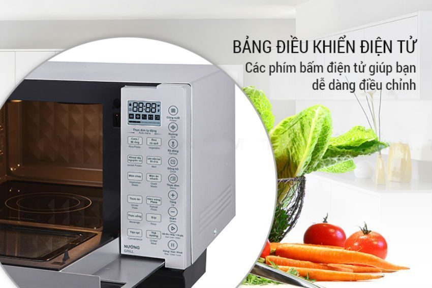 Lò Vi Sóng Sharp R-G752FVN-S - Hàng chính hãng