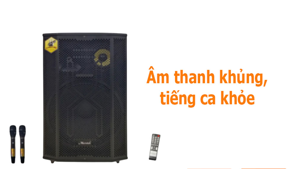 Loa karaoke di động Microtek F-1500 PRO - Hàng chính hãng