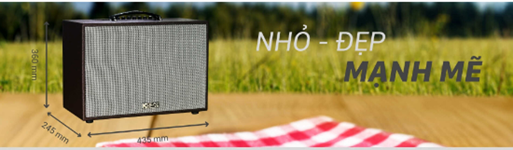 Loa karaoke mini Acnos CS200PU - Hàng chính hãng