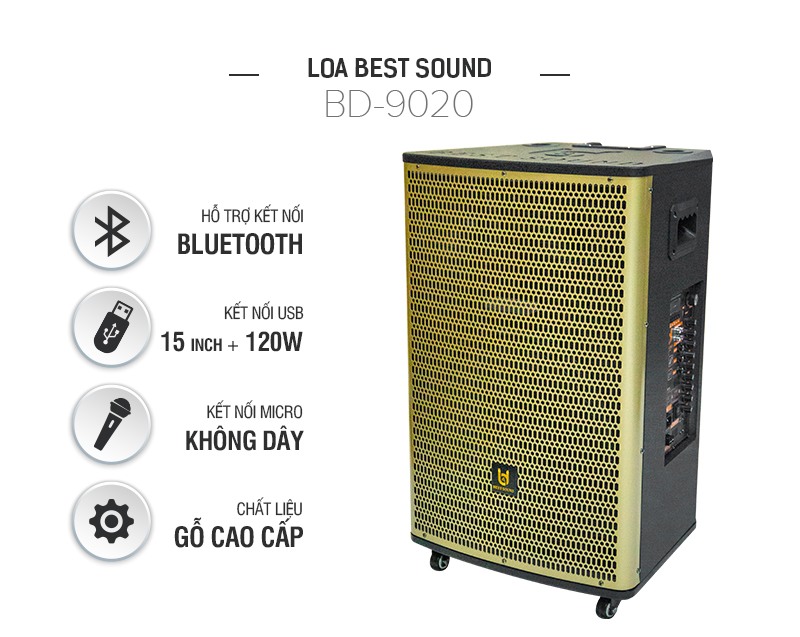 Kết nối Bluetooth, USB, thẻ nhớ,..