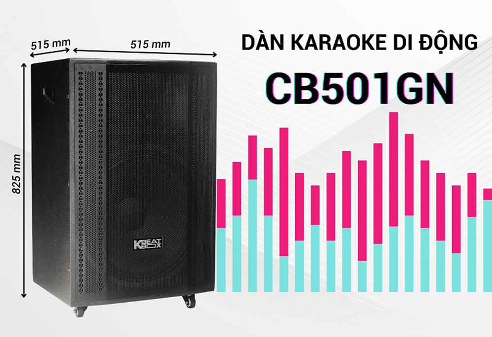 Loa karaoke di động Acnos CB501GN - Hàng chính hãng