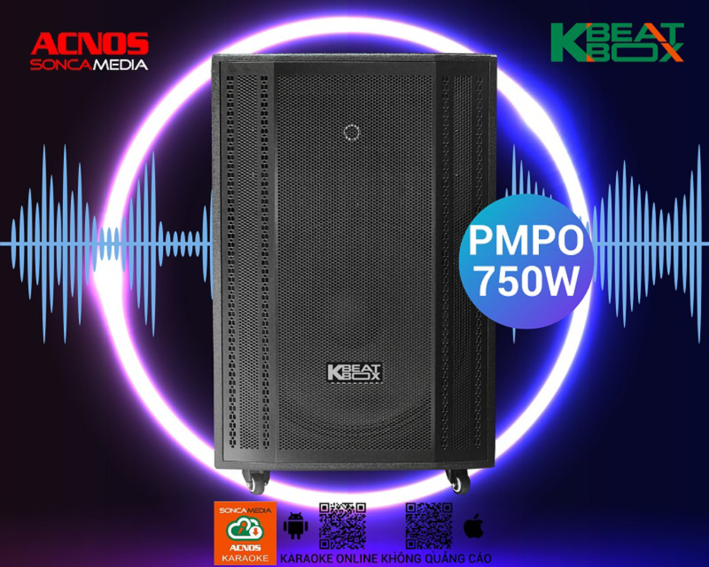 Loa karaoke di động Acnos CB501GN - Hàng chính hãng
