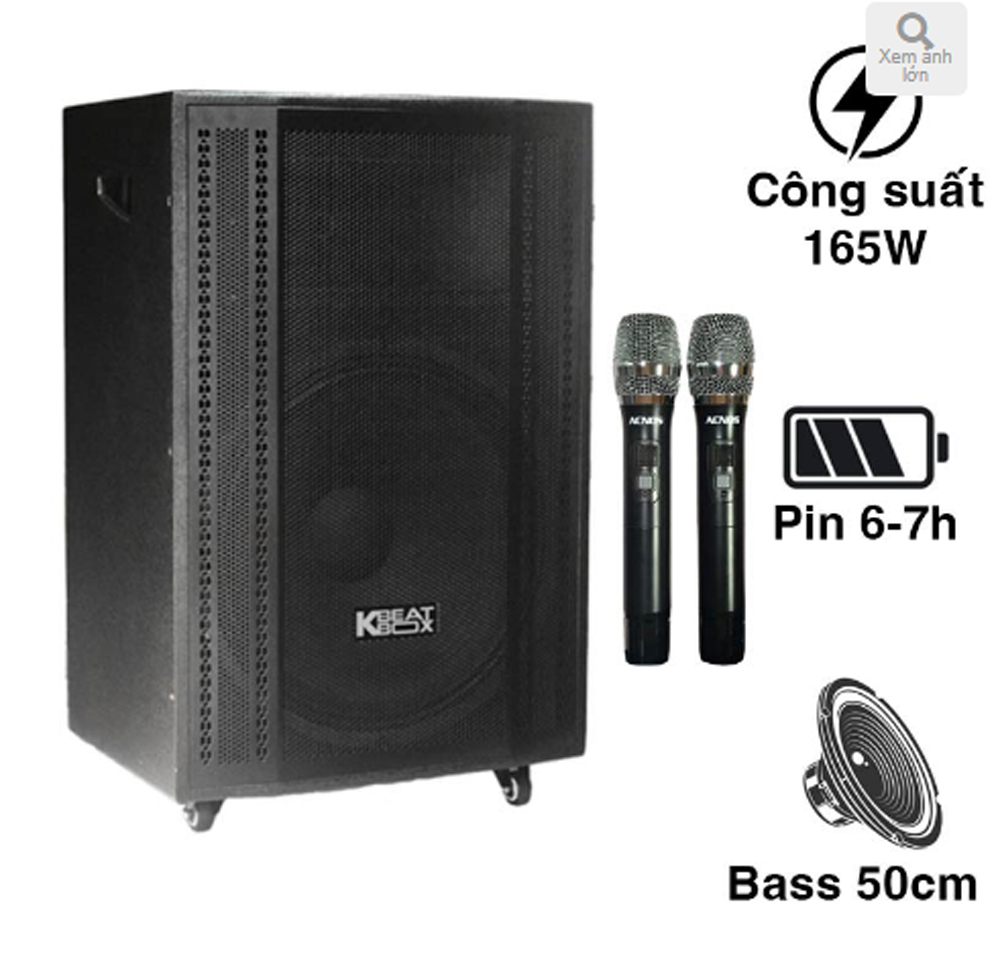 Loa karaoke di động Acnos CB501GN - Hàng chính hãng