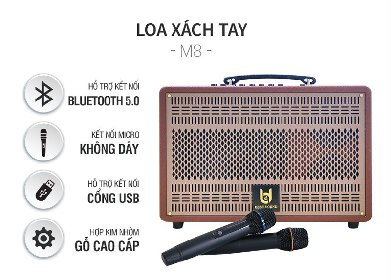 BestSound M8 thỏa mãn đam mê ca hát của bạn