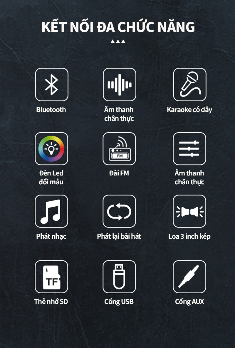 Loa xách tay mini Bestsound BD-87A - Hàng chính hãng