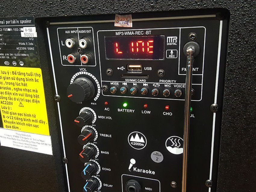 Loa kéo di động Ruby RBL RB-18S - Hàng chính hãng